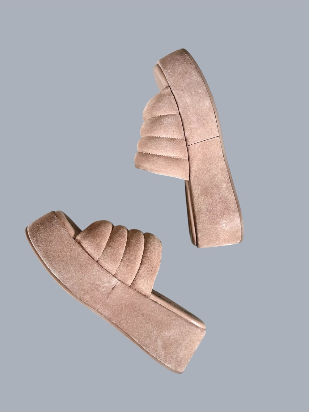 NWT Free People women’s Almost Paradise Platform Slide Sandals US9 - Picture 9 of 13